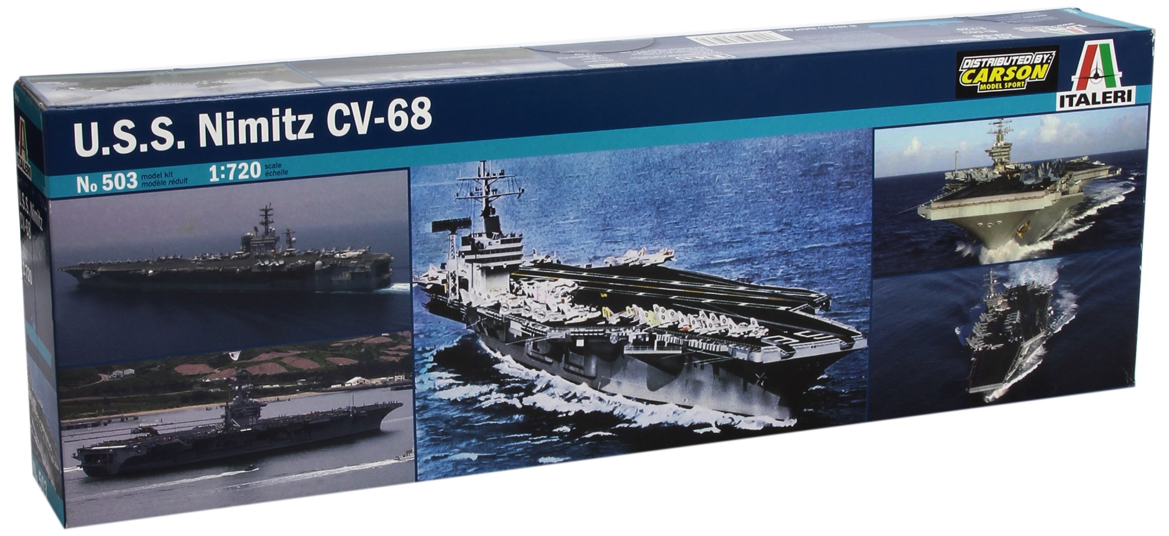 Italeri 510000503 Scale Model 1:720 USS Nimitz CV-68