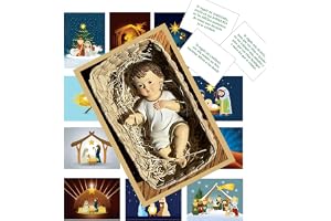 SENDAS | Regalo de Jesús, Actividad Familiar | Tarjetas de Regalo Especialmente para Día de Reyes, Navidad, Año Nuevo y Más | Regalos para Hombre, Regalos para Mujer | Set de Regalos Navideños