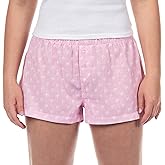 Barbie Boxer Sleep Shorts Pajamas Women's Allover Logo Design Lounge Pajama Micro Bottoms