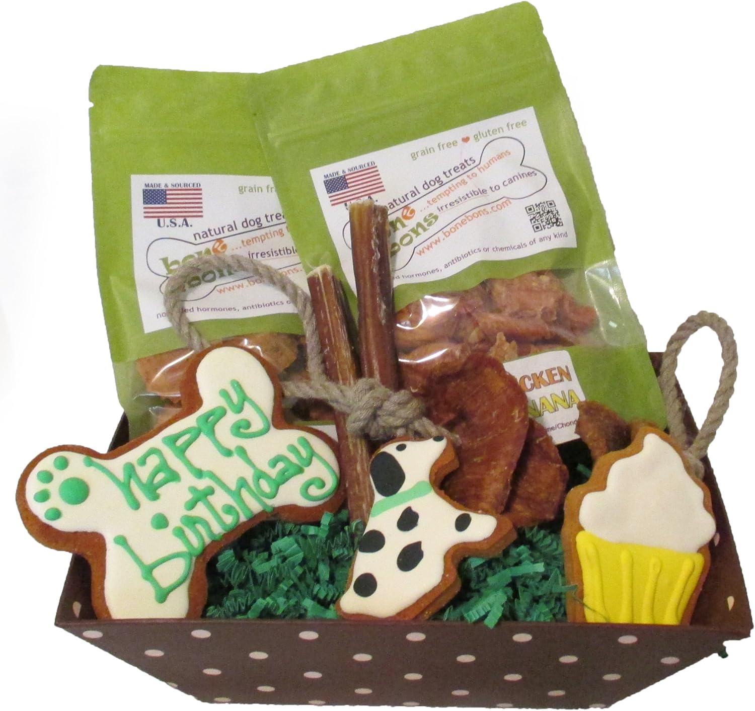 dog birthday basket