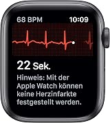 Apple Watch Series 5 GPS 44mm Space Grey Aluminium Black Sport Band S/M M/L view 5