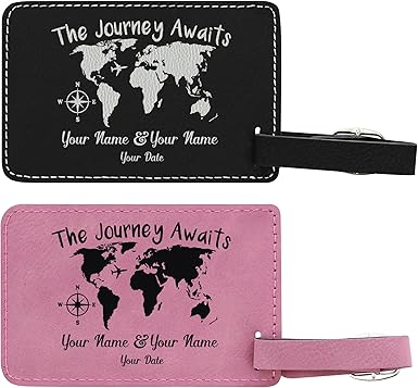 personalized luggage tags amazon