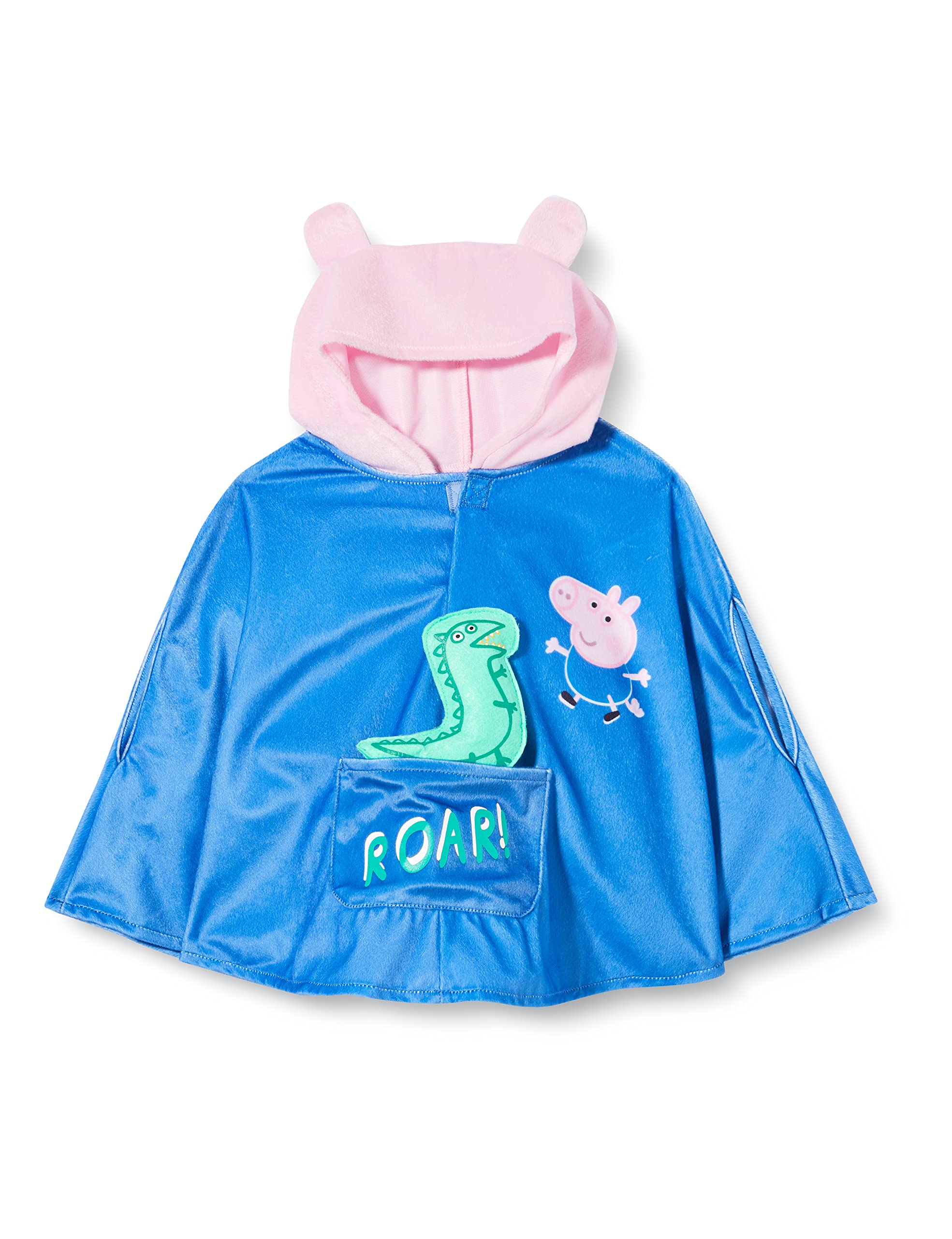 Amscan 9905933 Child Boys Official Peppa Pig Licensed George Cape Fancy Dress Costume (2-3 years)