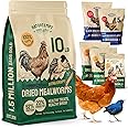 Hatortempt Bulk Dried Mealworms 10 Lbs - Non-GMO Mealworms for Chicken & Birds - Chicken Feed Treats for Laying Hens - Chick Feed - Organic Chicken Feed