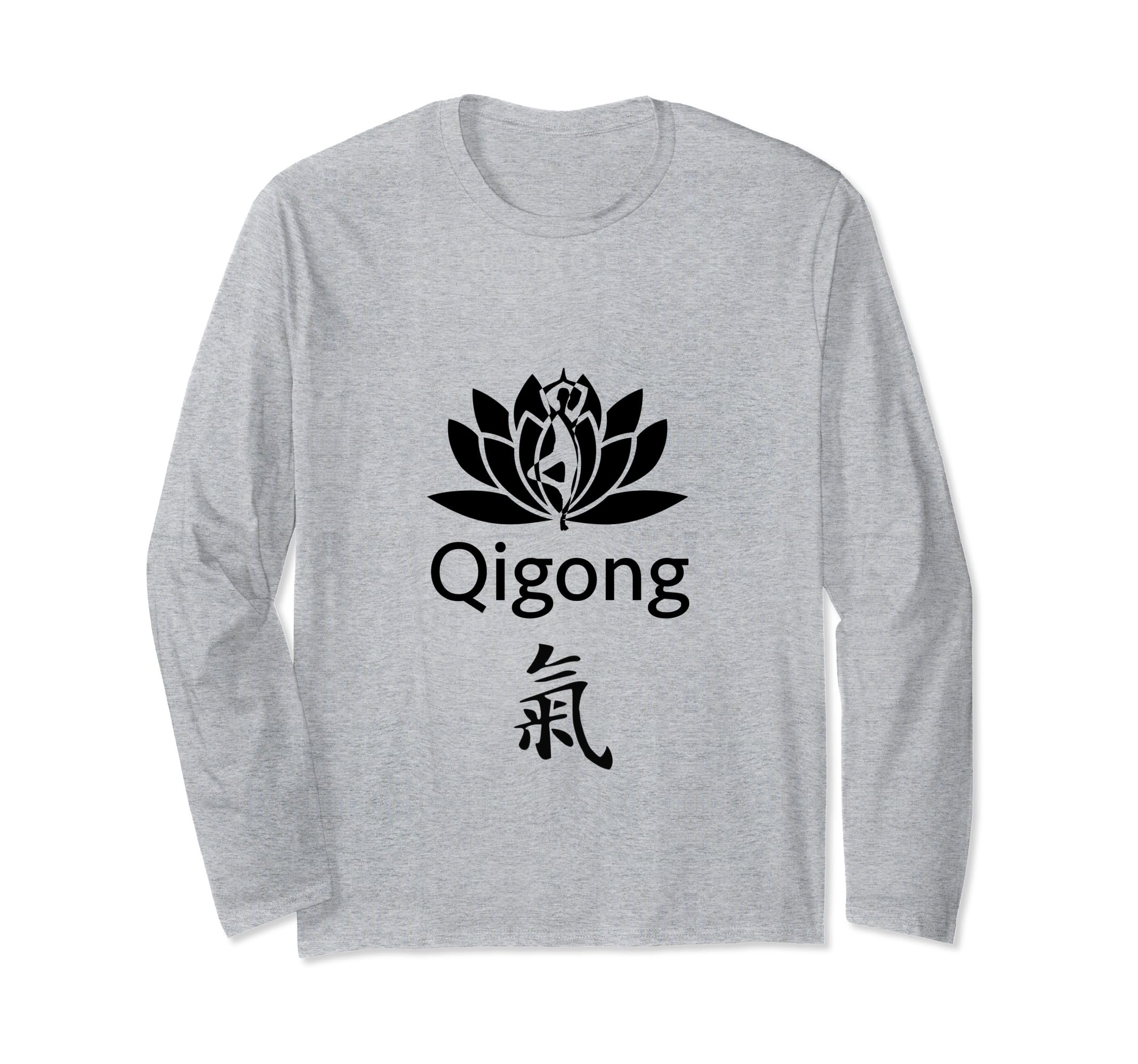 Qi Gong (Chi Kung) Calligraphy Qigong Instructors Long Sleeve T-Shirt