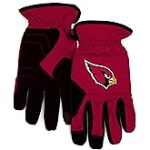 FANMATS 44399 NFL - Arizona Cardinals -Red/Black Work Glove with Primary Team Logo