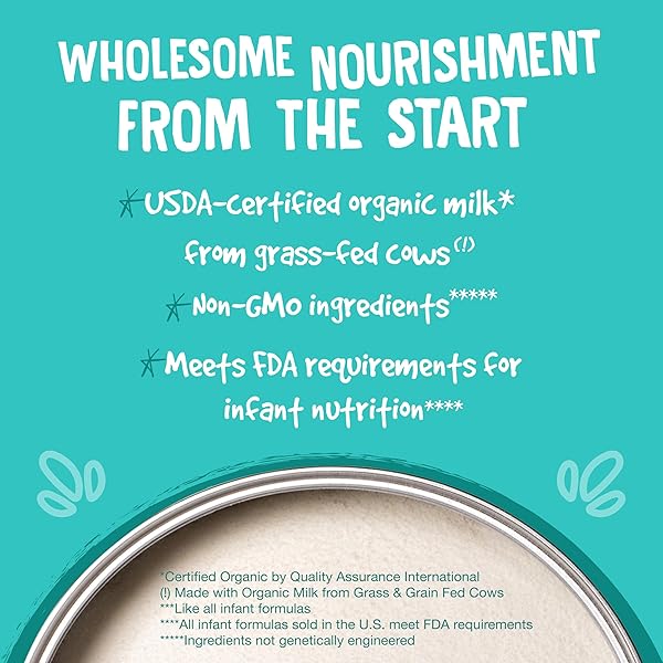 EARTH’S BEST ORGANIC GENTLE INFANT FORMULA WITH IRON MILK BASED POWDER, 21 OZ