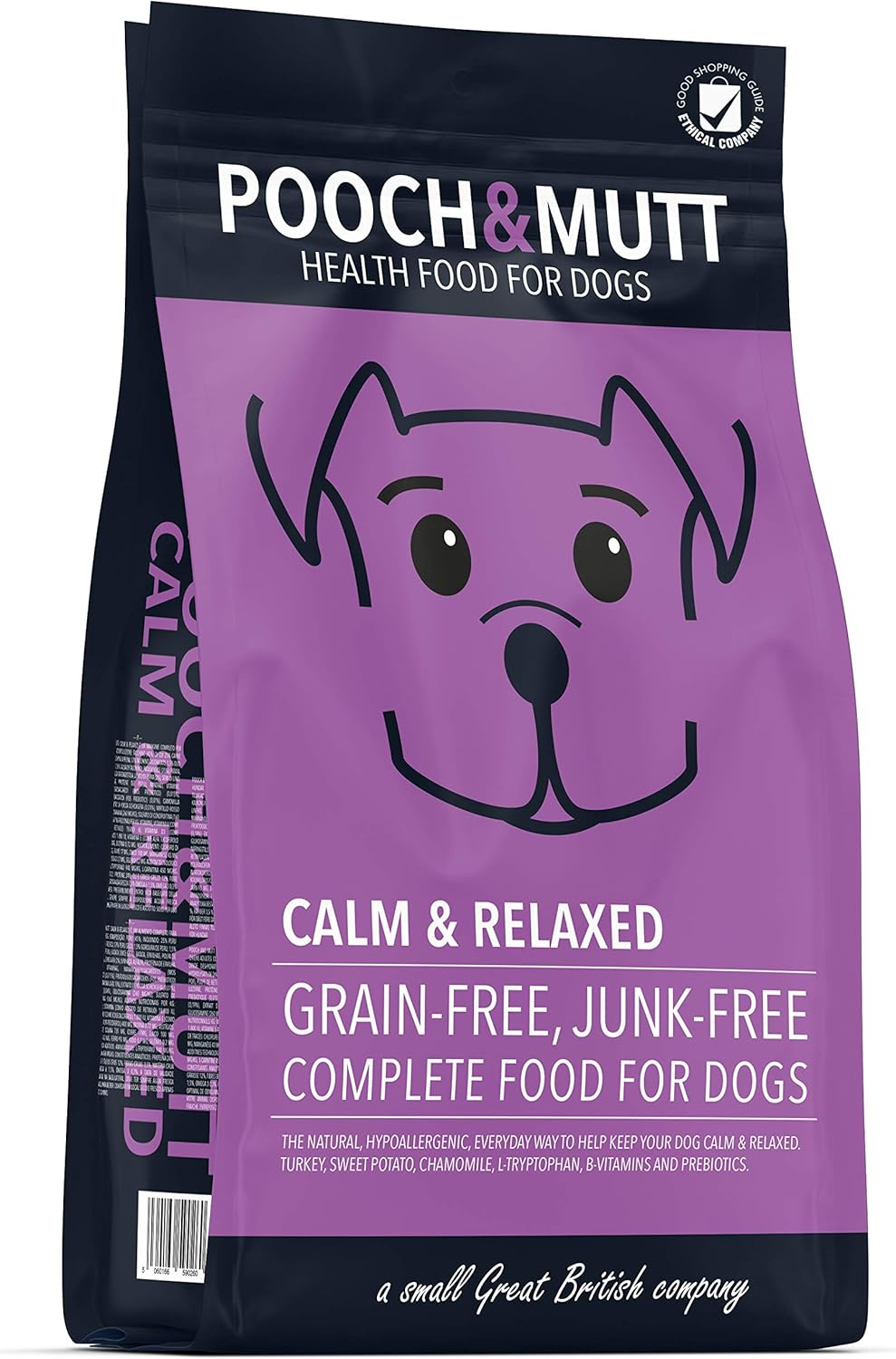 pooch and mutt calm and relaxed complete dog food turkey 10kg