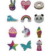 StickerBeans® Rhinestone Stickers - 1st Edition Sparkling Set of 12, 2