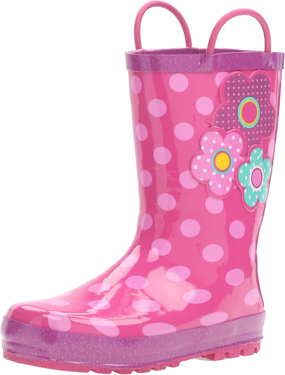 Western Chief Einfach zu bedruckender wasserdichter Regenstiefel für Unisex Kinder 11 M US-Kleinkind Blumen-T