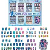 Stitch Press-On Nails Set, 84-Piece, Ages 6+
