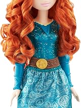 Mattel Disney Princess Merida Posable Doll with Sparkling Outfit HLW13 view 4