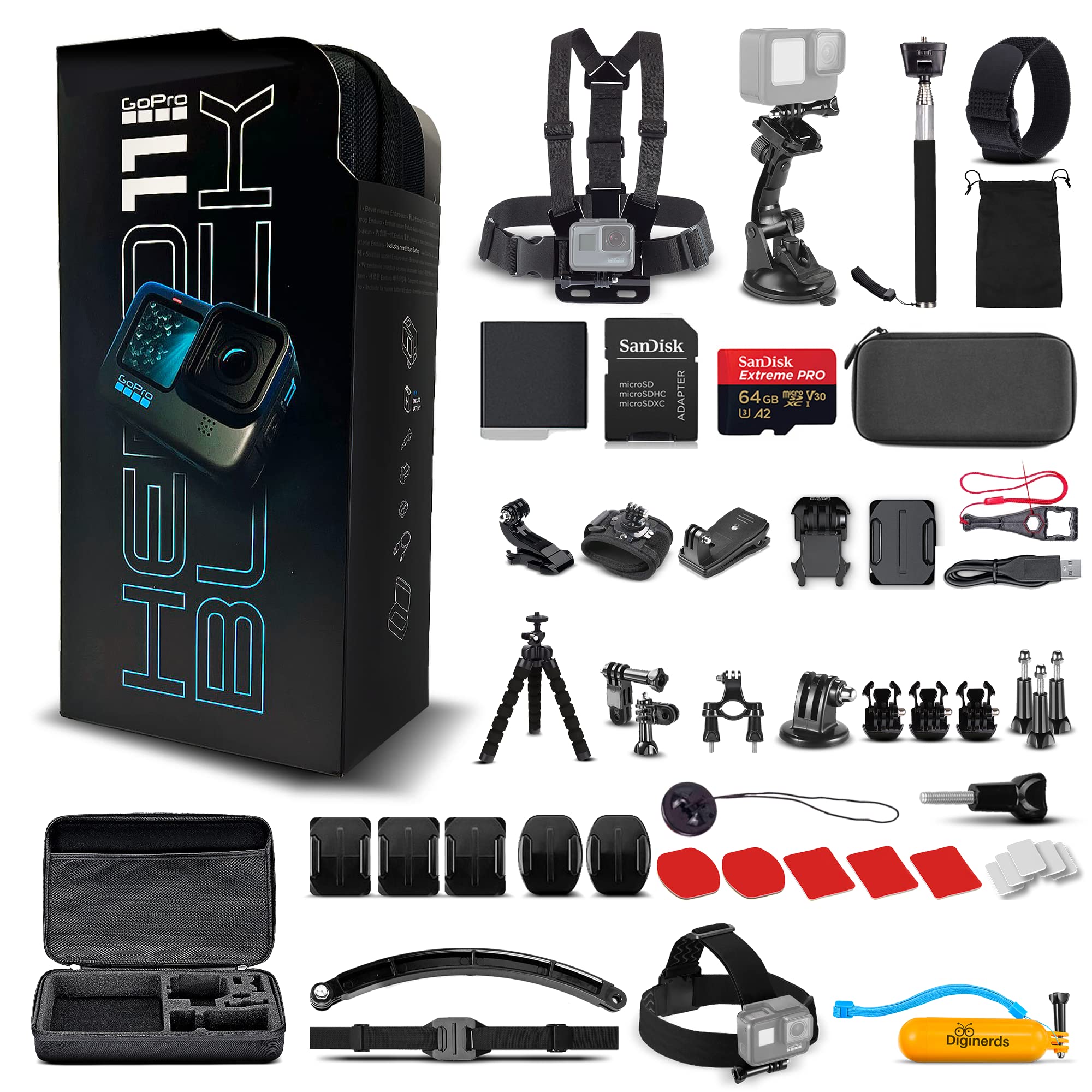 GoPro HERO11 Black 5.3K Sports Camera with