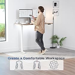 VIVO Electric 60 x 30 in Standing Desk, Memory