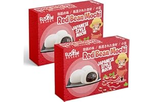 FUSION SELECT 2x Royal Treats For Families Japanese Rice Cake Mochi Daifuku (Red Bean), 7.4 Ounce