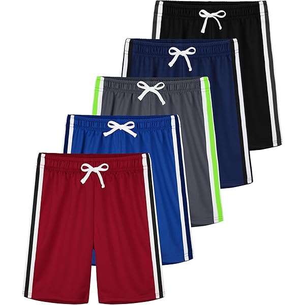 Amazon.com: YERIOK 4 Pack Boys Shorts Toddler Boys Athletic