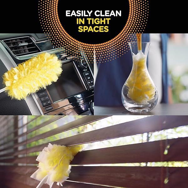 SWIFFER DUSTER 360 PET HEAVY DUTY ODOUR DEFENSE EXTENDABLE HANDLE STARTER KIT