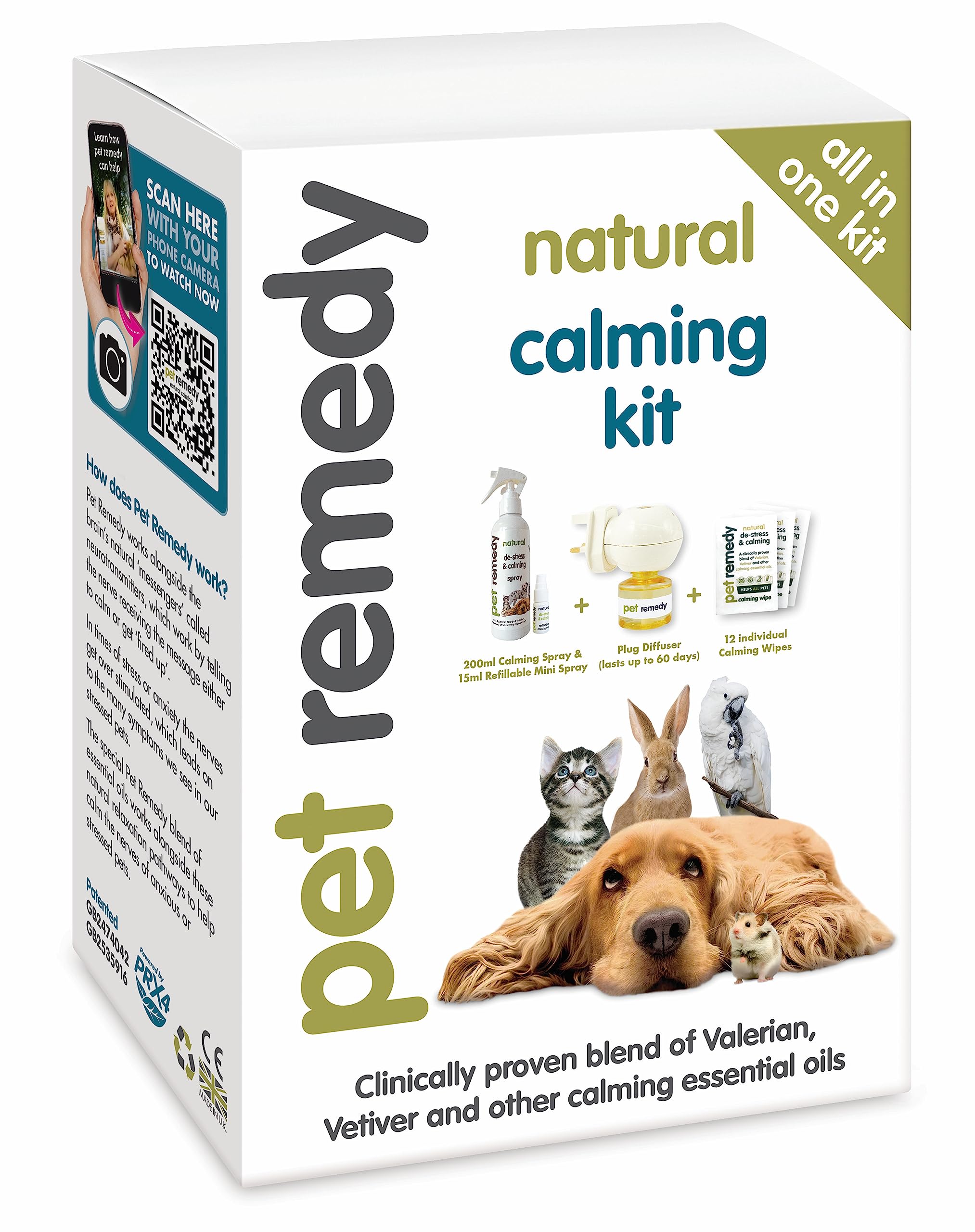 Pet Remedy Natural De-stress & Calming Kit