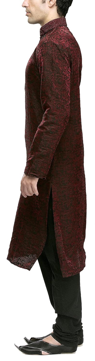 manyavar men's silk kurta churidar