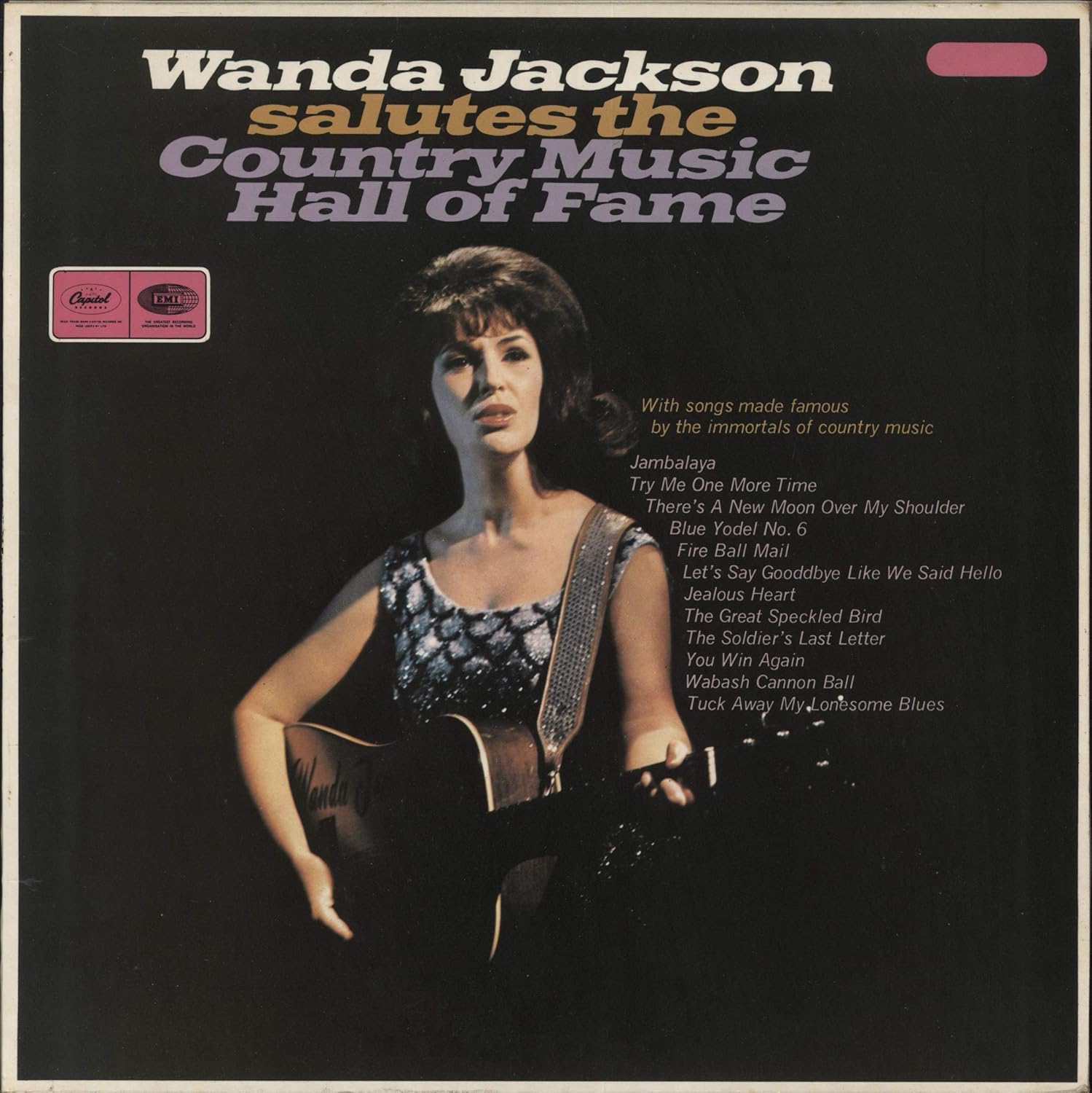 Wanda Jackson Country Music Hall Of Fame Peach Label Amazon Com Music