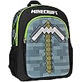 Minecraft Backpack 16" 3D Molded Pickaxe Bag