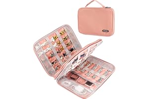 Wearlizer Watch Band Storage Case Hold 35 Straps Portable Organizer Bag Compatible with Apple Watch Band, Pin, Headset and Other Accessories