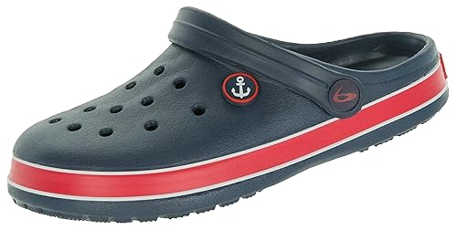 Beppi Clogs Schuhe Kinder | Kinderschuhe Streifenmuster Sportlich Strandschuhe Badeschuhe | Gartenschuhe Jungen Mädchen
