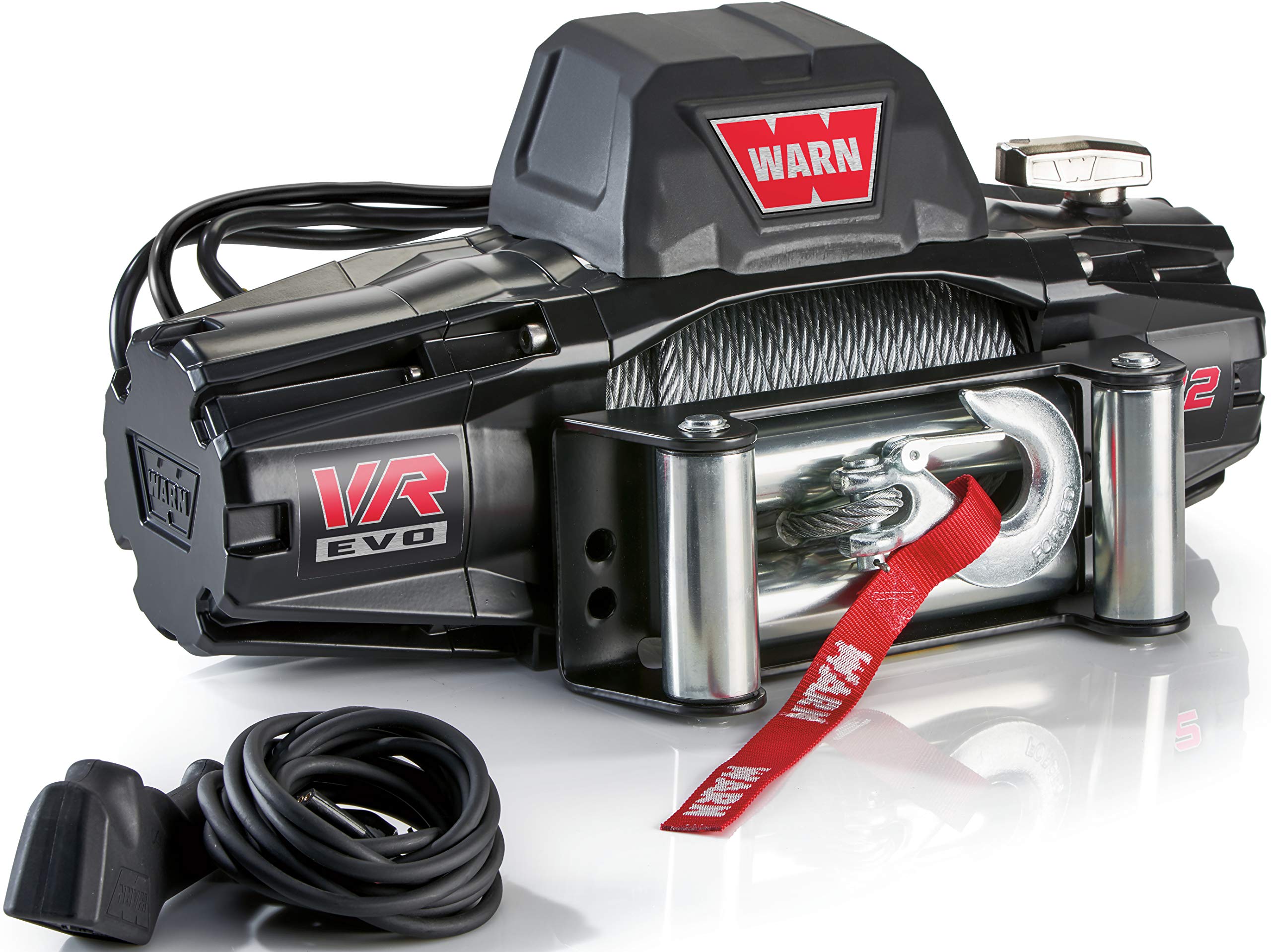 WARN 103254 VR EVO 12 Standard Duty Winch with Steel Cable - 12,000 lb. Capacity