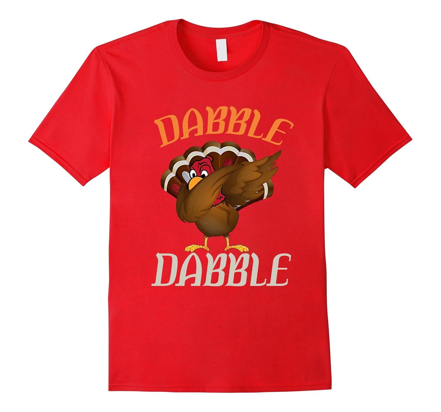 Funny Thanksgiving Dabbing Turkey tshirt Gift for Kids-Rose