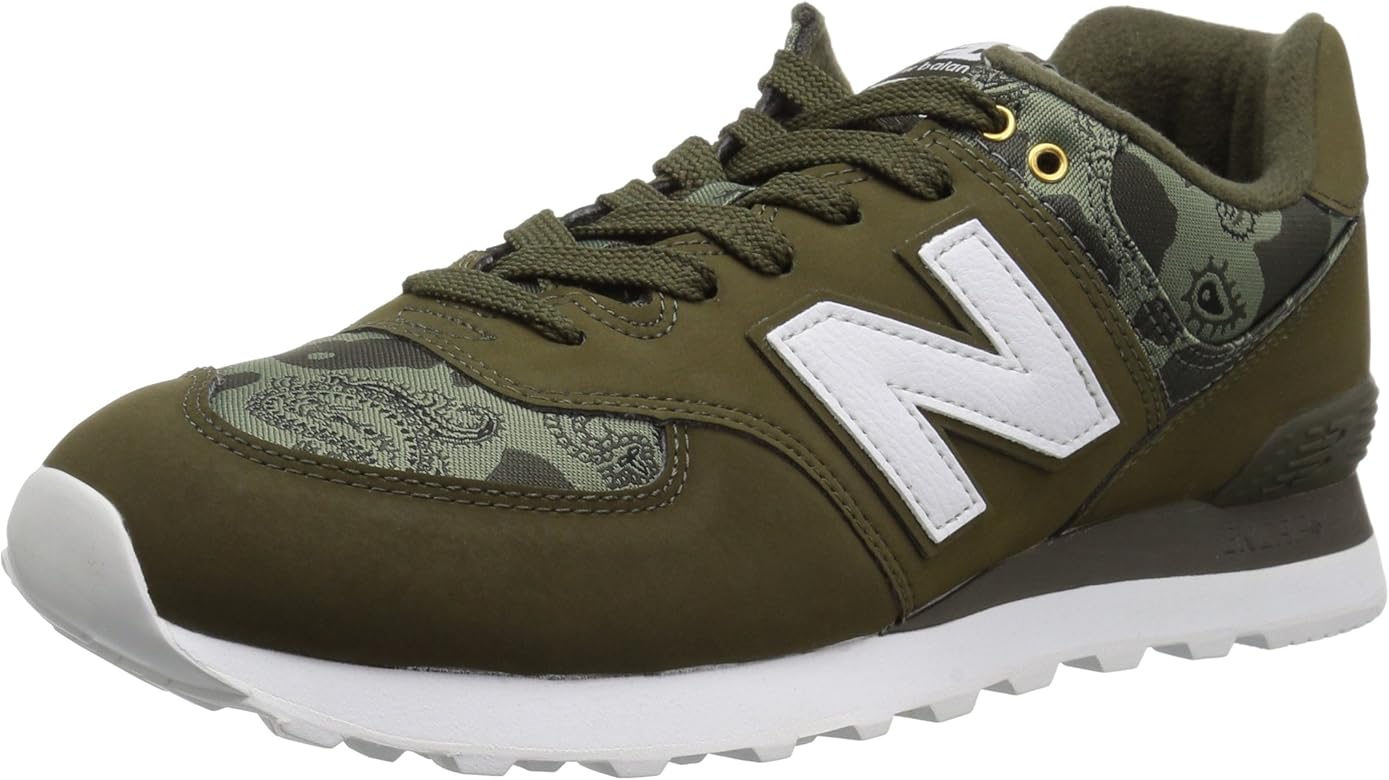 new balance 574 covert green