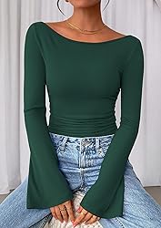 PRETTYGARDEN Women's Long Sleeve Shirts 2025 Fall