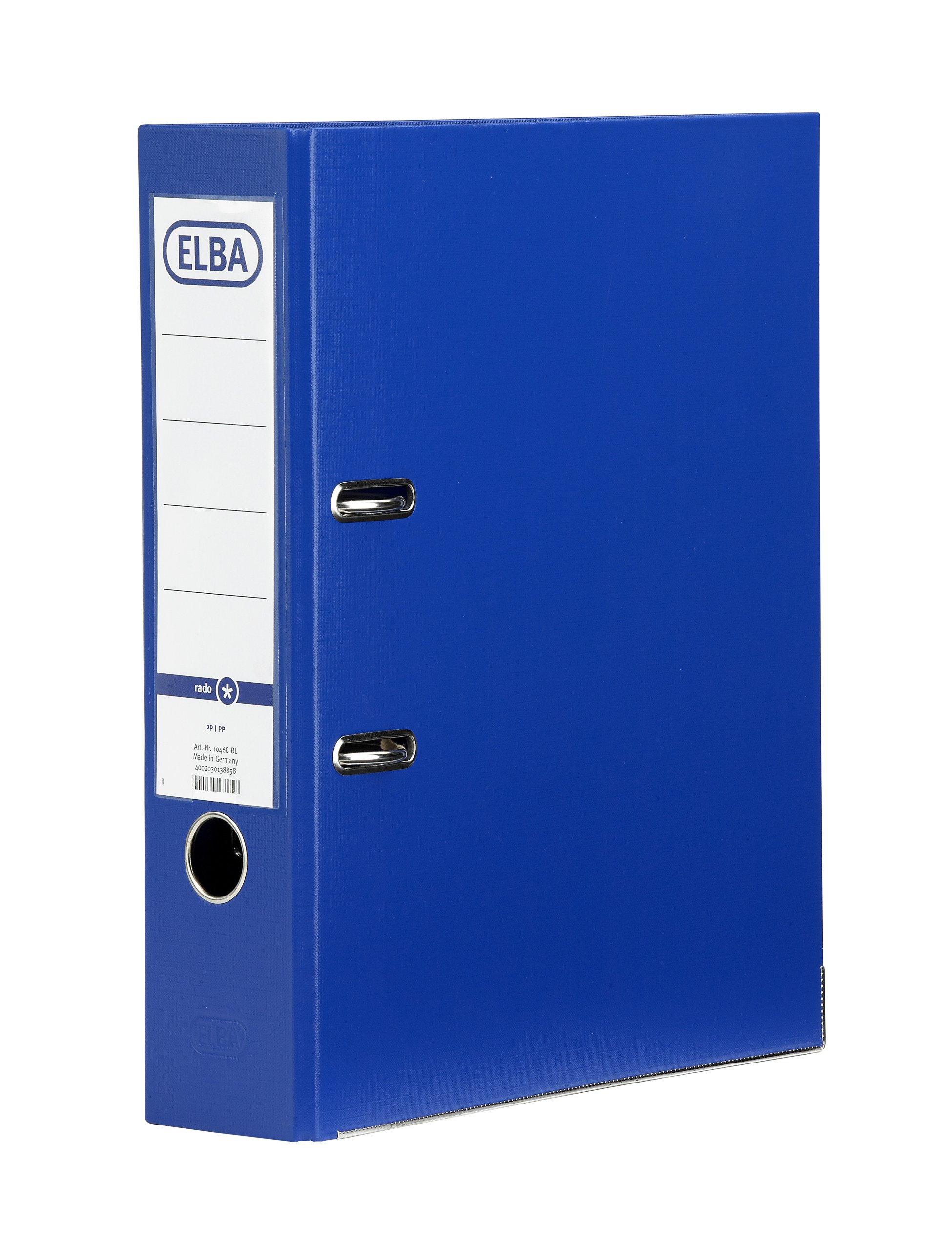 Elba 100202215 A4 Board Lever Arch File - Blue