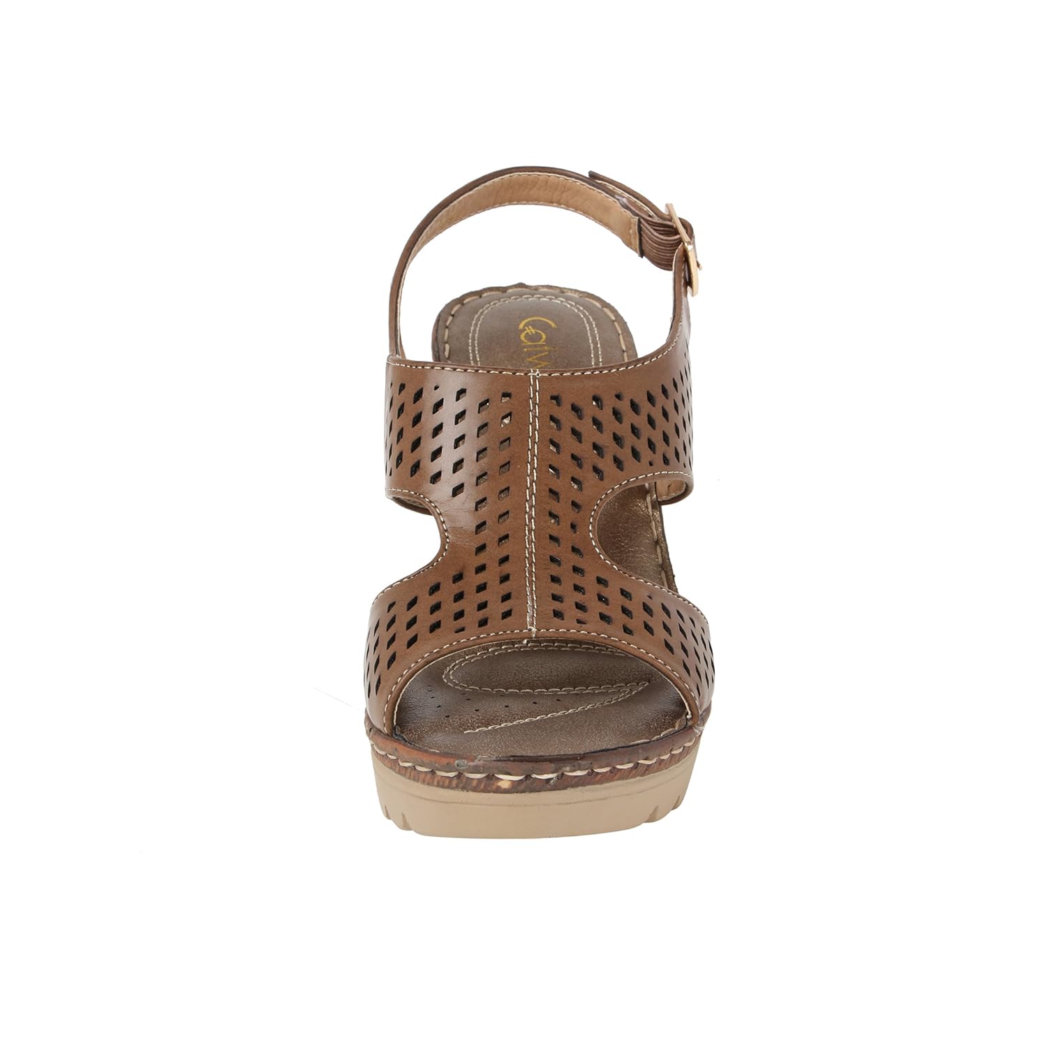 catwalk brown heeled sandals