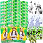 Wizard of Oz Party Favors for Kids Bundle - 24 Mini Activity Packs | The Wizard of Oz Mini Play Packs with Coloring Books, Stickers, Goodie Bags, More | Bulk Wizard of Oz Birthday Party Supplies
