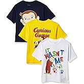 Curious George Boys' Boys Assorted T-Shirt 3-Pack No 1