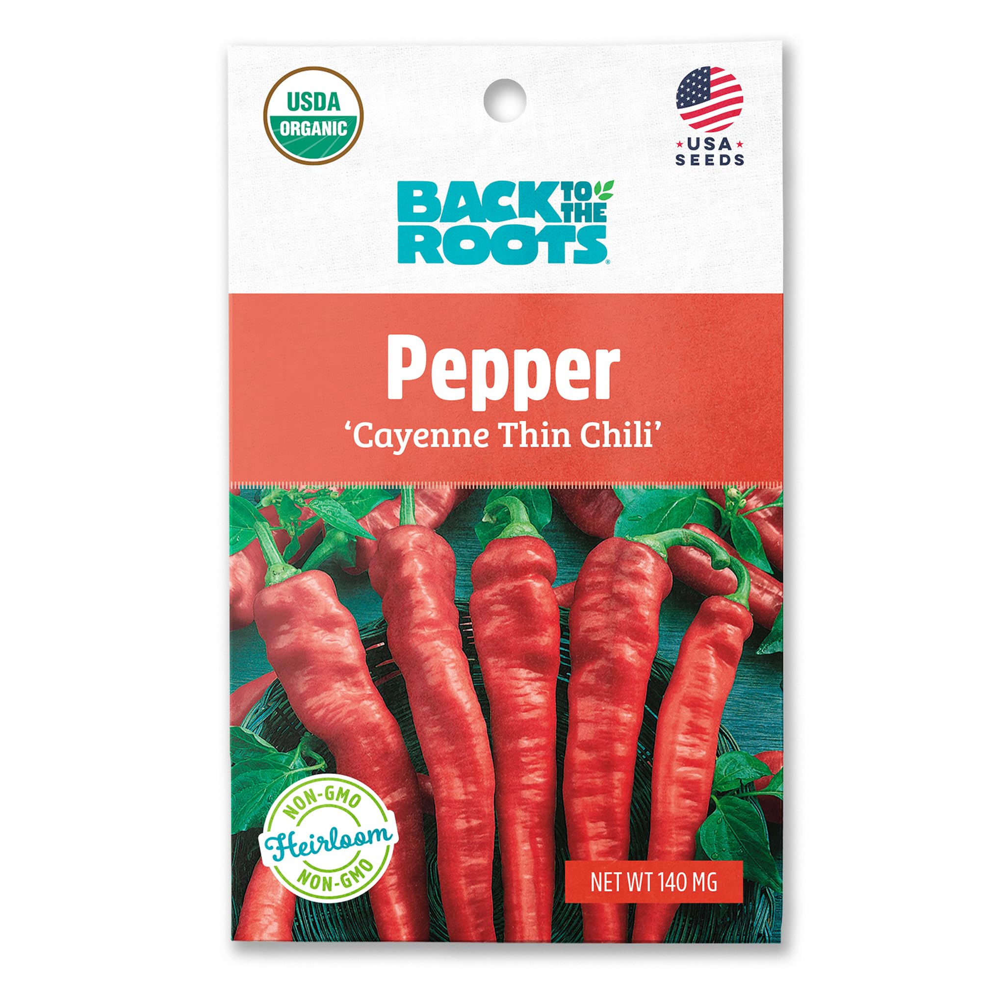 Back to the Roots 100% Organic Seed Packet - Chili