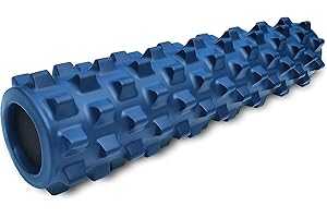 RUMBLE ROLLER RumbleRoller Original Textured Foam Roller - Deep Tissue, Self Myofacial Release Massage Therapy Roller