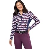 Kerrits Women's EquiBreeze Ice Fil Long Sleeve Horse Riding Shirt &ndash; Light Cooling Equestrian Summer Top, UPF30 Sun Protection
