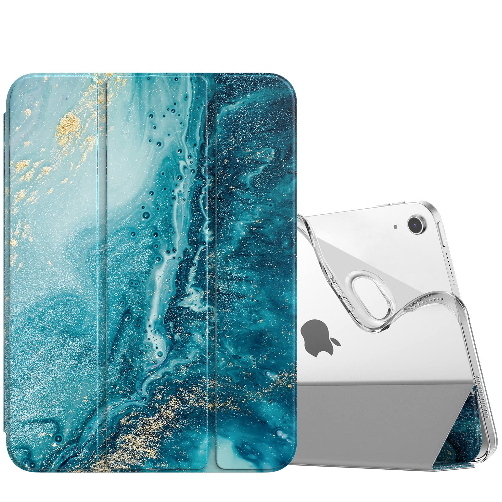 TiMOVO Case for iPad (A16) 11th Generation 11 Inch 2025, iPad 10th Generation Case 10.9 Inch 2022, Slim Soft TPU Translucent Frosted Back Cover for 11th/10th Gen, Auto Wake/Sleep - Gilding Texture — image 1