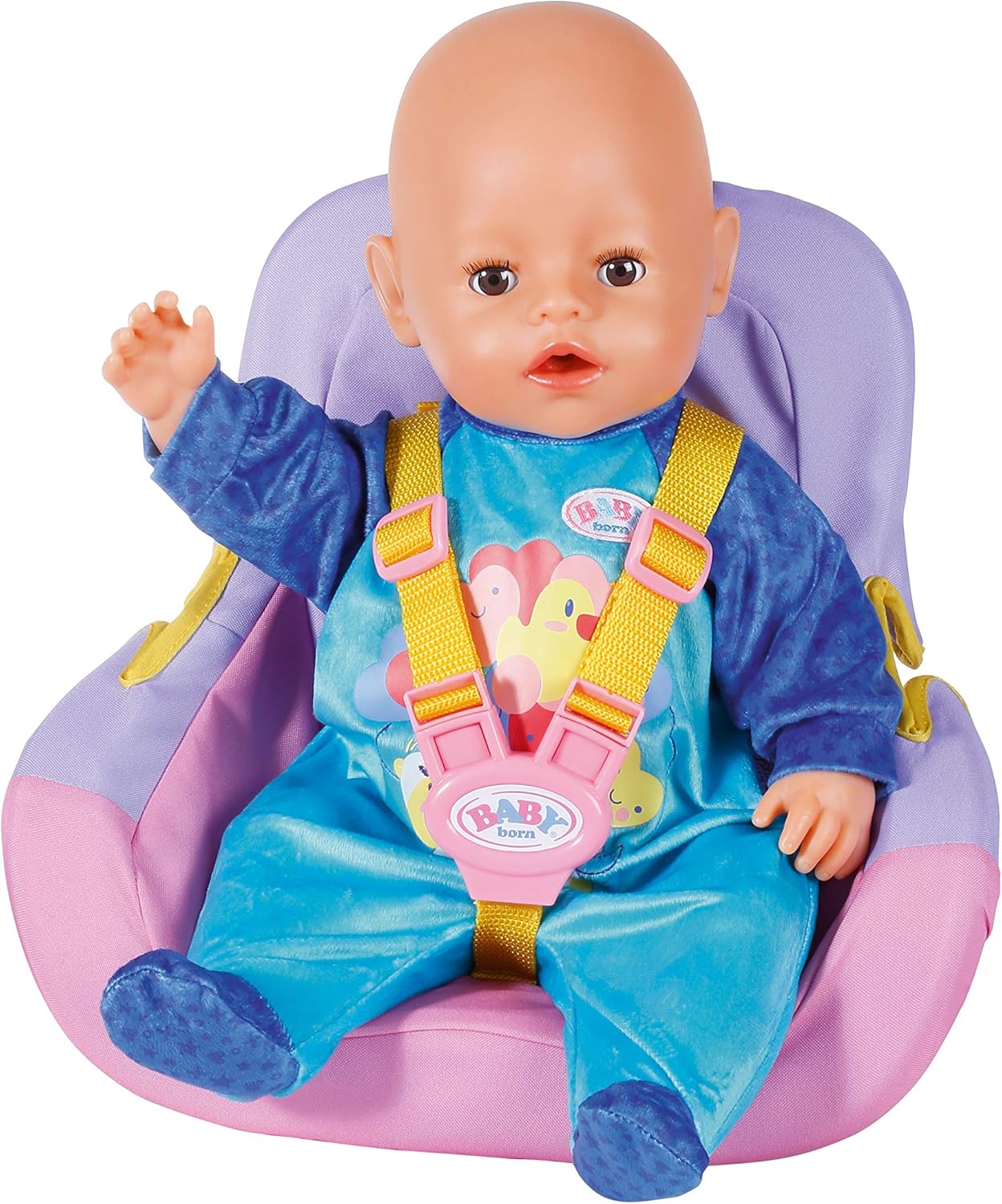 BABY born Car Seat for 43 cm Doll, With Safety Seat Belts - Image 3