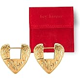 Hey Harper Hoop Earrings For Women Trendy - Lightweight Waterproof & Sweatproof Jewerly