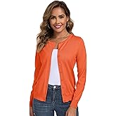 Cardigan Sweaters for Women Lightweigh Crew Neck Button Down Long Sleeve Sweaters Cardigans