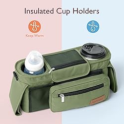 Momcozy Universal Stroller Organizer with Insulated
