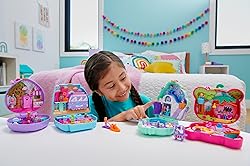 Polly Pocket Compact Playsets, Includes 2 Micro