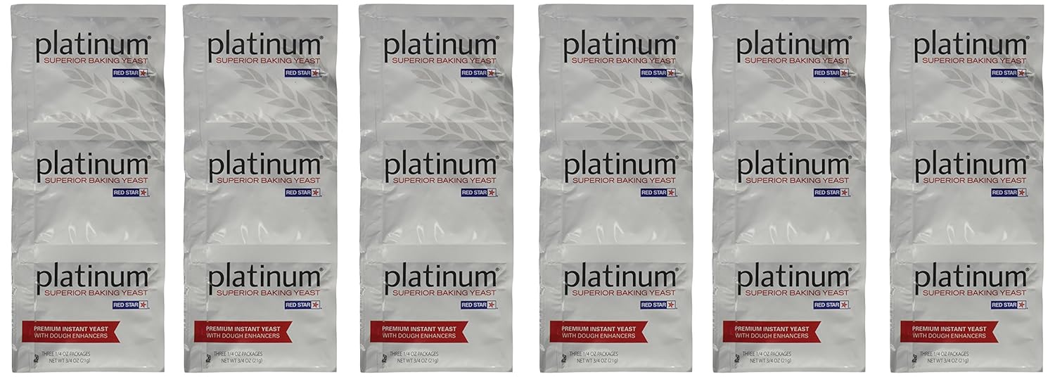 Platinum Superior Baking Yeast, 0.25 ounces each (Set of
