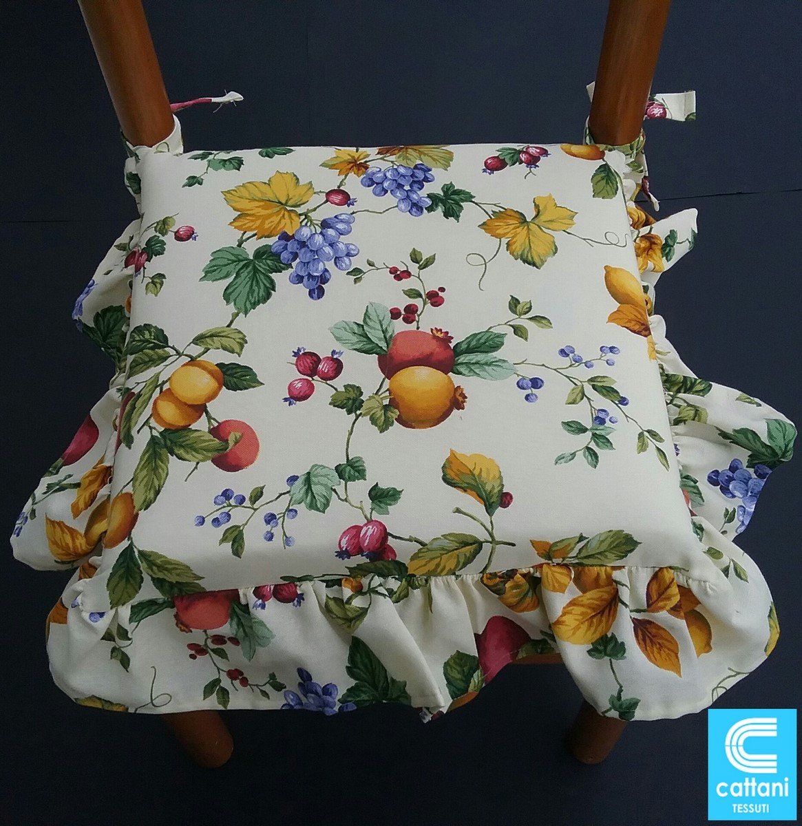 Cojines Para Sillas Con Volantes Juego De 4 Unidades Tela Algod oacute