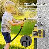 TRJZWA Water Timer with LCD, 3 Programs, Child Lock, Rain Delay view 5