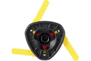 Weed Warrior Push-N-Load 3-Blade Trimmer Head Accessory, Universal Fit
