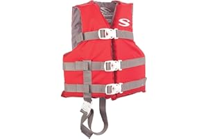 Stearns Kids Life Vest, USCG Approved Type III Life Jacket for Children Under 90lbs, Youth PFD for Boating, Swimming, Watersports, Pool, Beach, & More