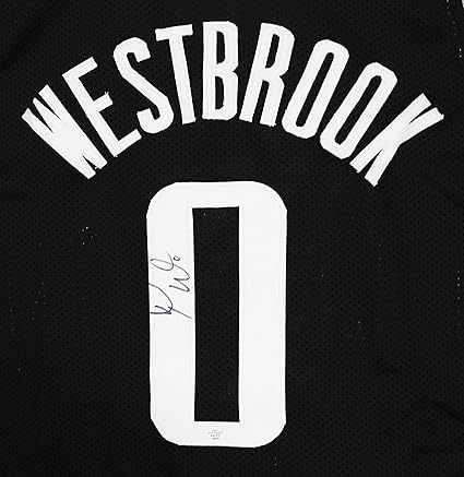 signed russell westbrook jersey